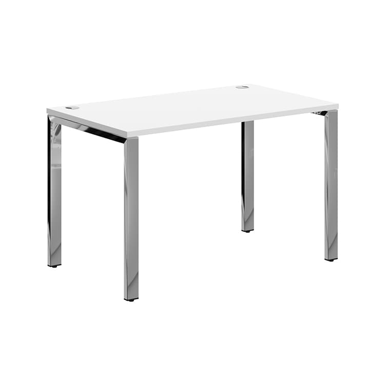 Стол прямой Skyland XGST 127.1 белый/нержавеющая сталь 1200х700х750 XTEN GLOSS