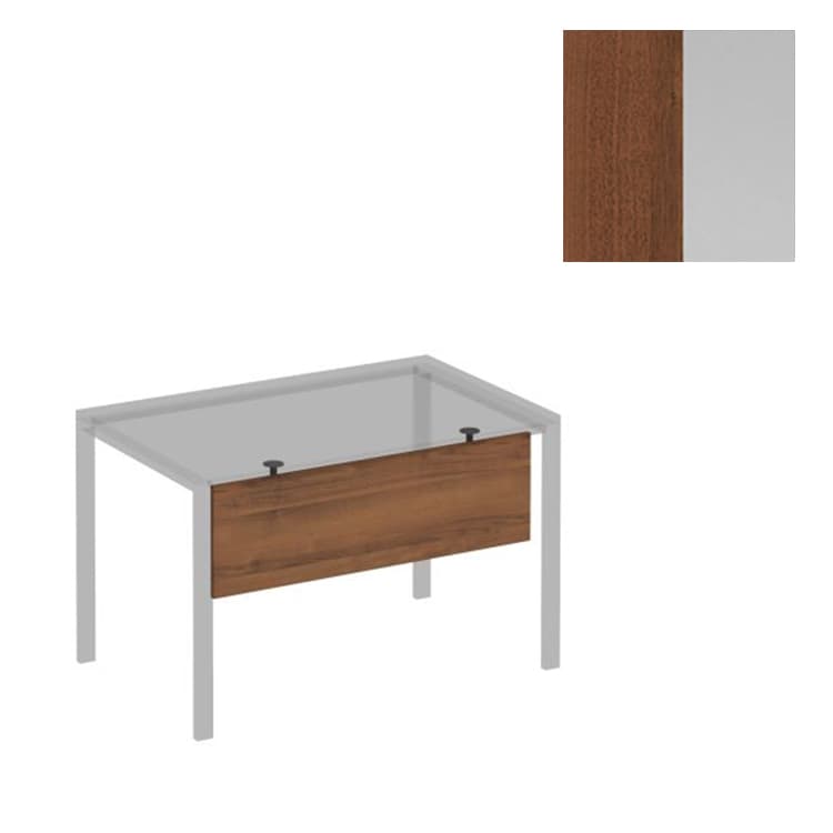Экран стола защитный с кронштейнами для столов на Юнитекс Комфорт МП2 120 К.С 812 ОФ (105x32x1.8) французский орех/серый