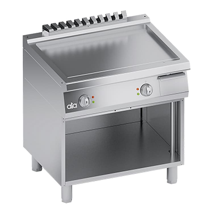 Поверхность жарочная ATA LOW-BUILT EL. GRIDDLE PLATE 1M SMOOTH PLATE + OPEN CABINET