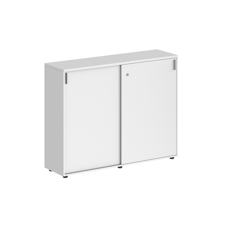 Шкаф-купе средний с замком Norden Сигма SG.713.WH.WH