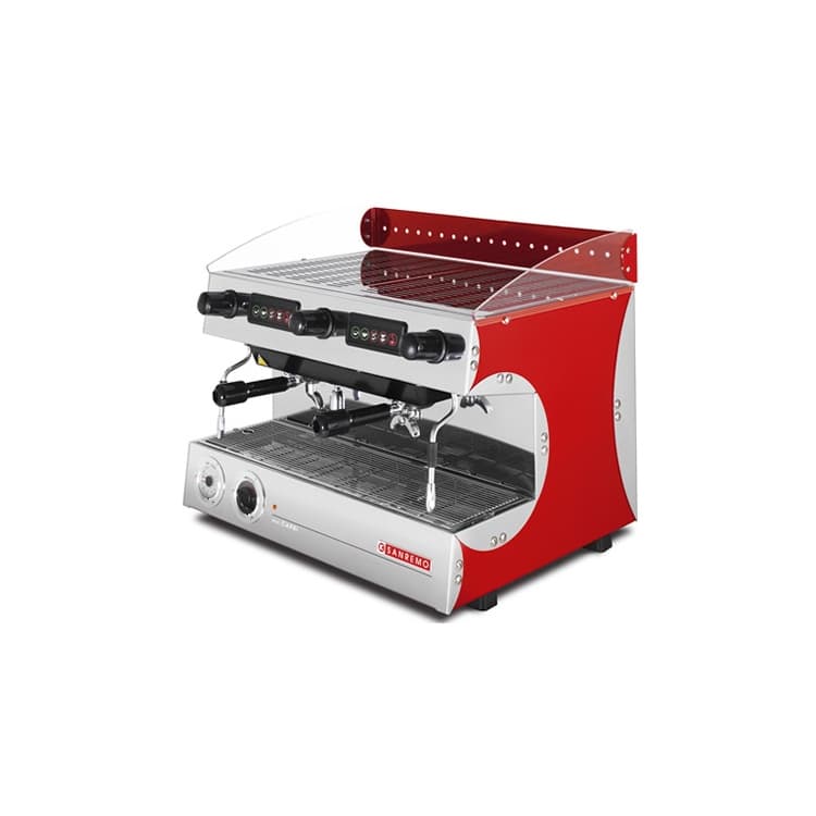 Кофемашина Sanremo Capri SAP DLX (полуавтомат) 2 гр. красная