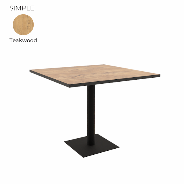Стол обеденный квадратный Алсав 21SIMPLE.009 Teakwood