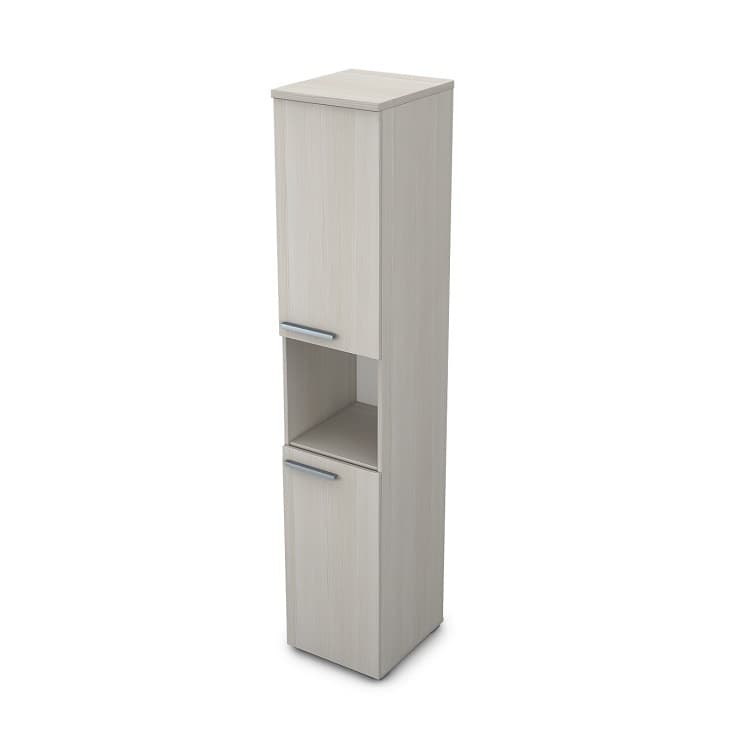 Шкаф узкий (пенал) АЛСАВ Gloss 9П.005.6 Ivory