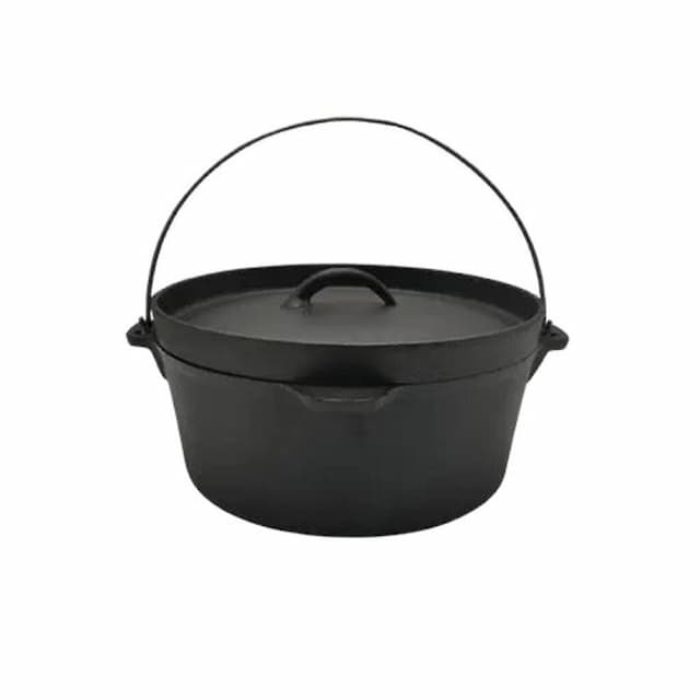 Казан котел 8 л d 31 см h15 см чугун с крышкой черный ИНДУКЦИЯ P.L. Proff Cuisine 81240550