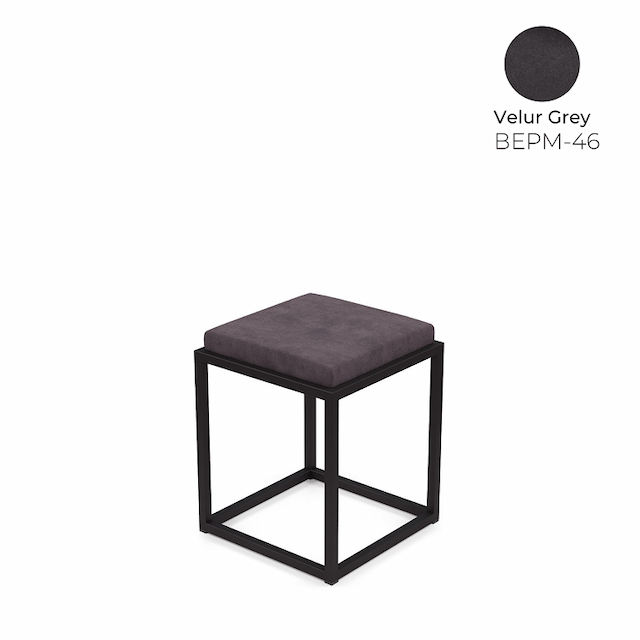 Табурет Алсав Верм-46 AL 303 Velur-Grey