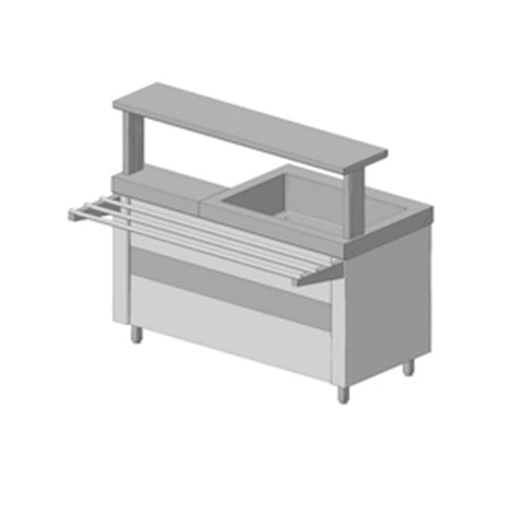 Прилавок для 1 И 2 блюд Iterma МЭ-У-1507-21КЗ
