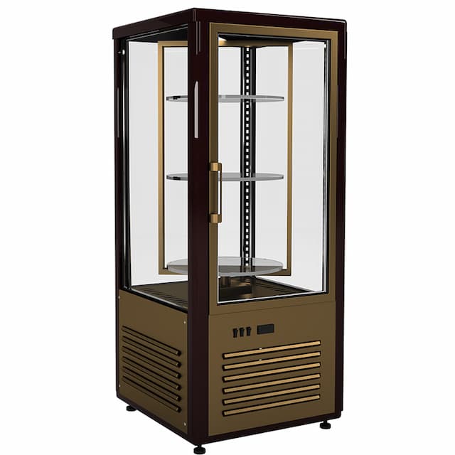 Витрина кондитерская Полюс LATIUM D4 VM 120-2 (R120Cвр бежево-коричневый, стандартные цвета)