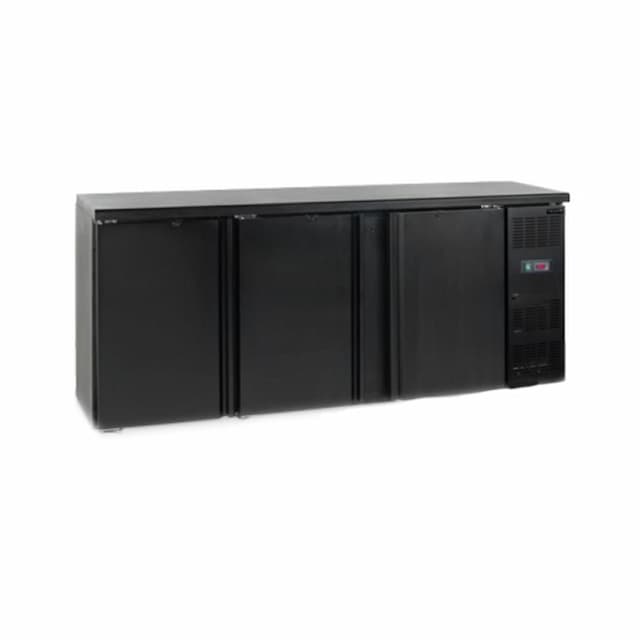Шкаф холодильный с глухой дверью TEFCOLD CBC310 барный черный