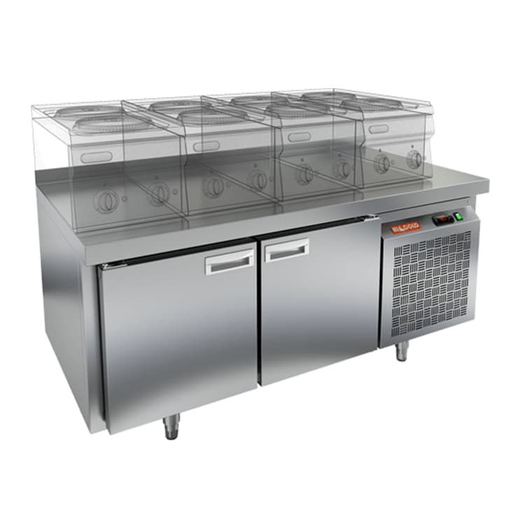 Стол морозильный под тепловое оборудование Hicold SN 11/BT LT
