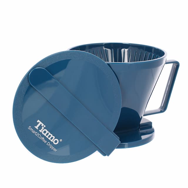 Воронка иммерсионная Tiamo SMART2COFFEE (HG5569В) по системе Клевер, пластик, синяя