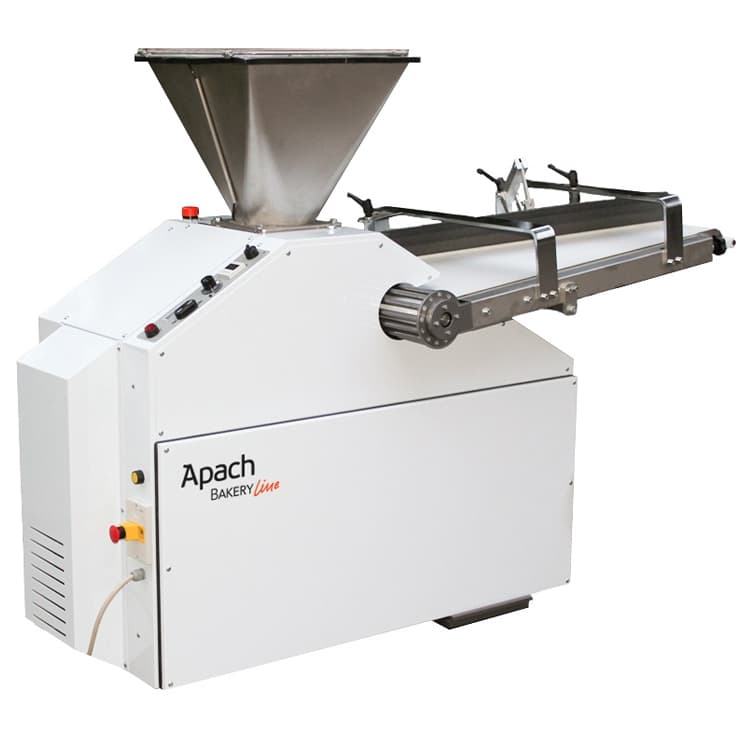 Тестоделитель вакуумный  APACH BAKERY LINE SD100 SA с теф. бункером, сист-й смазки приводом конв-ра