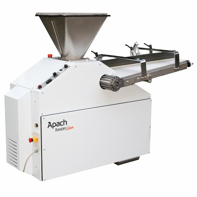 Тестоделитель вакуумный  APACH BAKERY LINE SD140 SA с теф. бункером, сист-й смазки приводом конв-ра